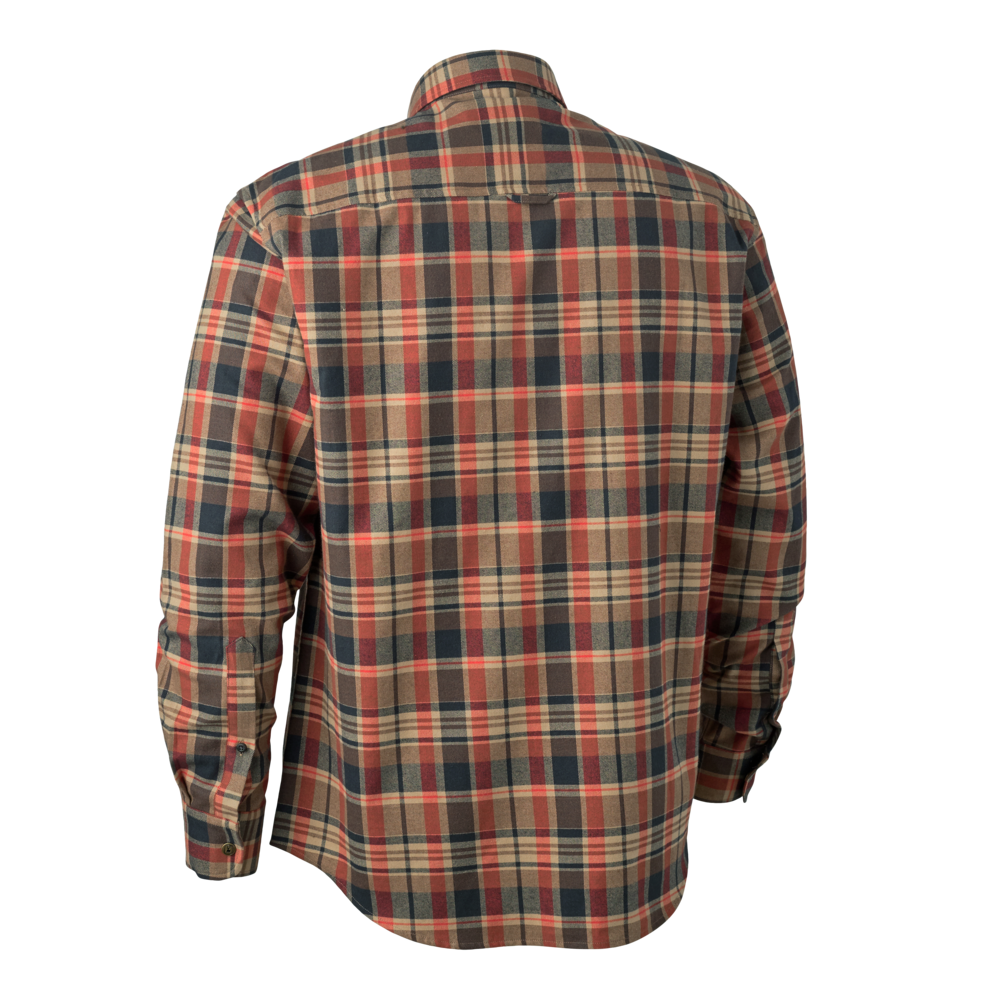 Deerhunter Hektor Shirt (17 COLLAR) (ORANGE CHECK) (8936) - Reloading UK